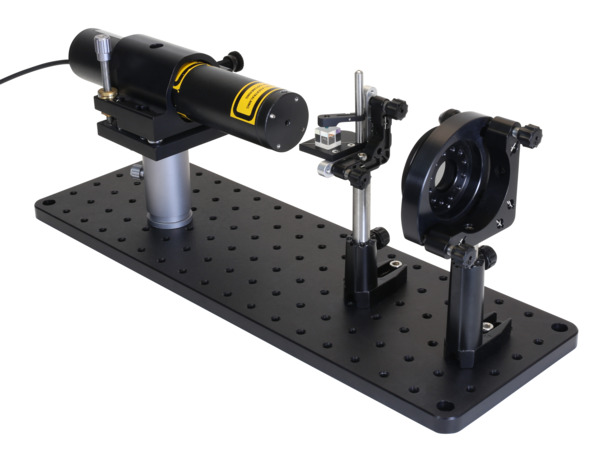 beam attenuator using polarization optical set-up